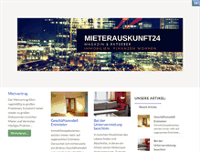 Tablet Screenshot of mieterauskunft24.de